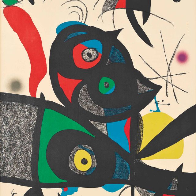 Joan Miró — Одна тарелка, от: Oda à Joan Miró