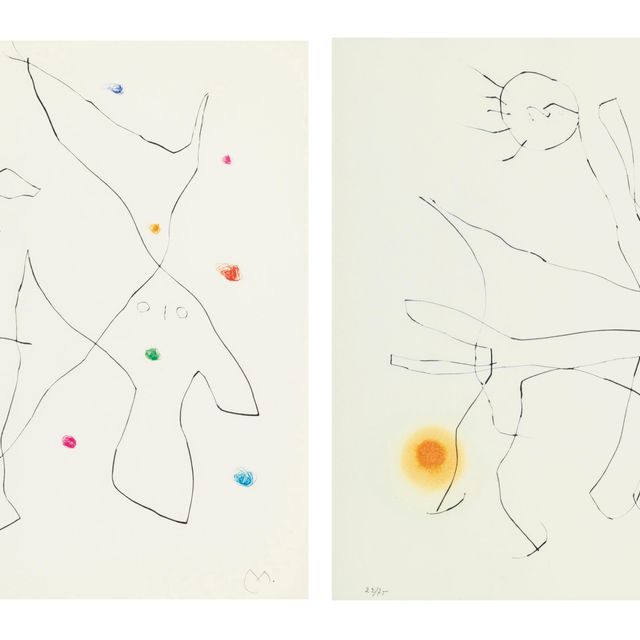 Joan Miró — Рене Шар, "Поток любви", главный редактор, Париж, 1964 (стр. 370-386; С. 88)