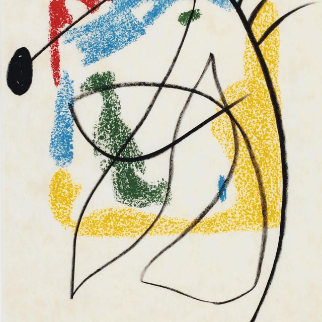 Joan Miró — Сокровища земли : одна пластина (M. 582; см. C. Books 123)