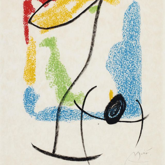 Joan Miró — Земные сокровища : одна тарелка (M. 580; см. C. Books 123)