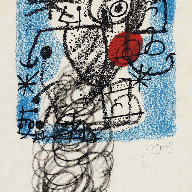 Joan Miró — Сокровища земли : одна пластина (M. 579; см. C. Books 123)