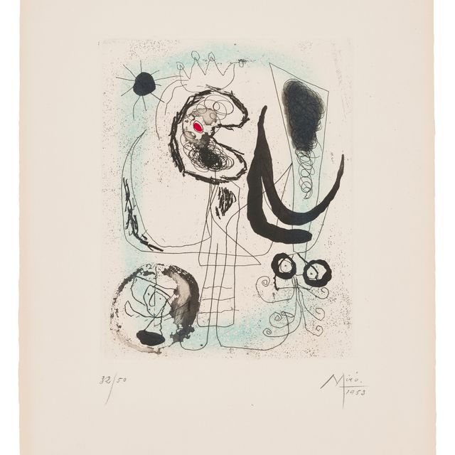 Joan Miró — Сери лИИ: одна тарелка