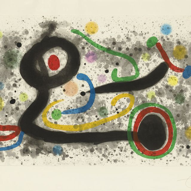 Joan Miró — Ужин по-гречески (D. 520)