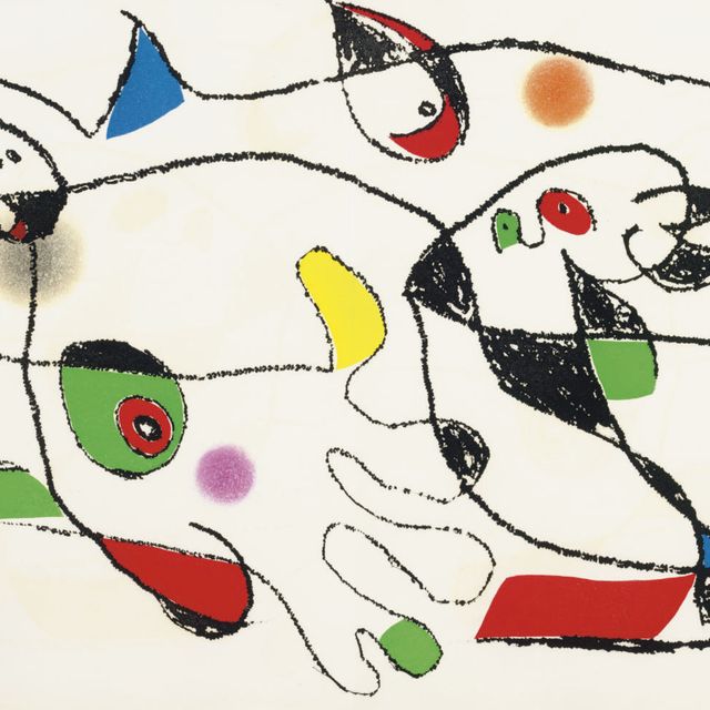 Joan Miró — Жак Превер, "Адонидес", главный редактор, Париж, 1975 (т. 878-925; С. 203)