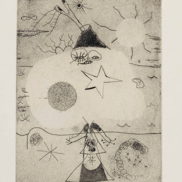 Joan Miró — Женщина и вулкан
