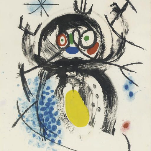 Joan Miró — Автомобиль для усов (D. 534)