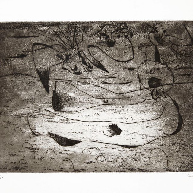 Joan Miró — Любовь и женственная ночь