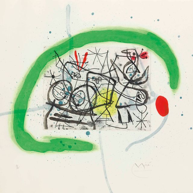 Joan Miró — Подготовительные материалы для Изюма (D. 365-68)
