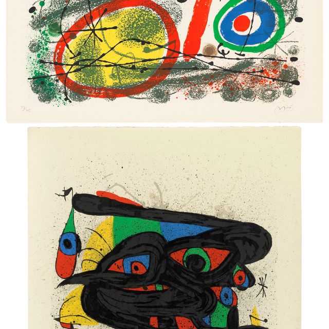 Joan Miró — Одна тарелка из: Кантонов