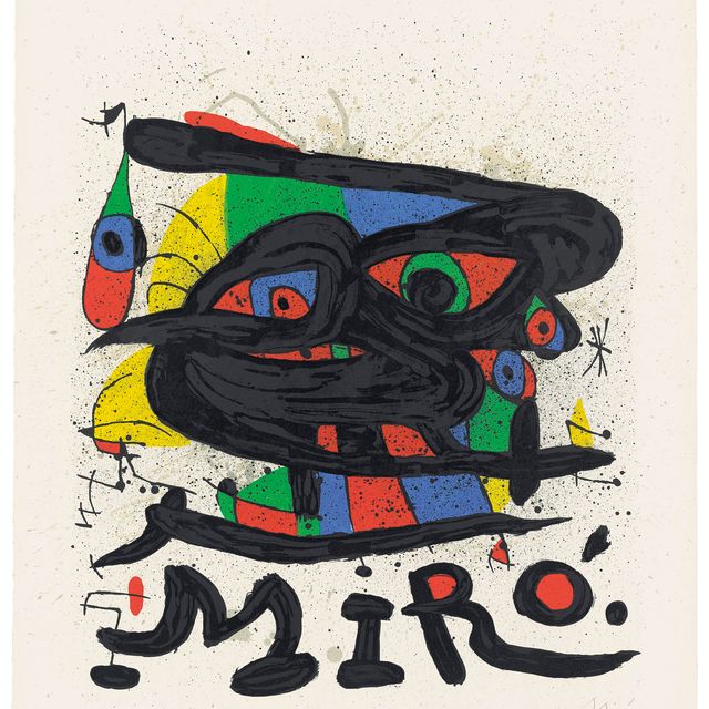 Joan Miró — Две тарелки из картонной коробки