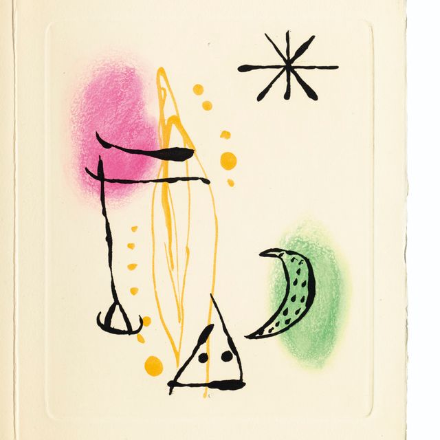Joan Miró — Рене Кревель, "Аврорская битва", Л. Бродер, Париж, 1957