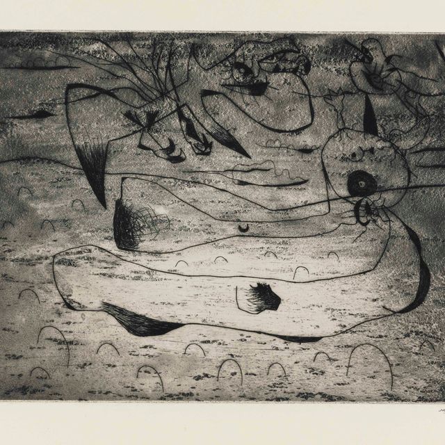Joan Miró — Любовь и женственная ночь