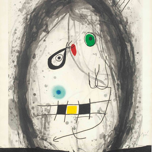 Joan Miró — Черный лес (D. 497)