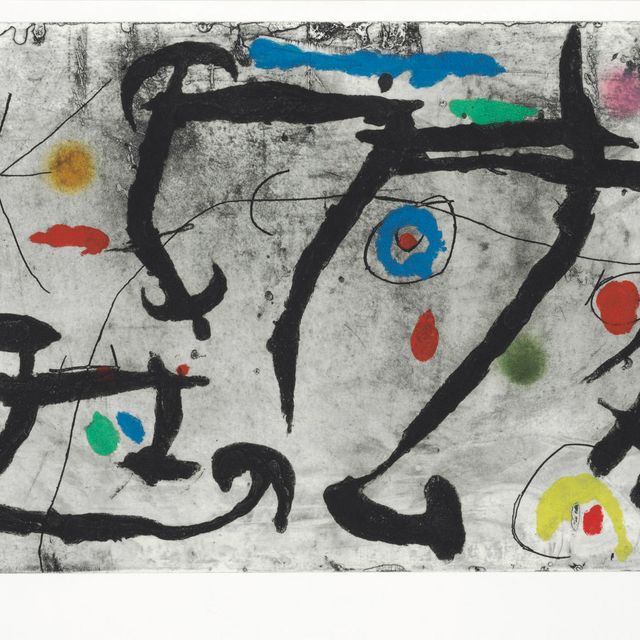 Joan Miró — Трасса на берегу реки III (номер 442)