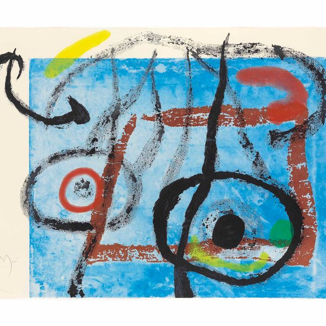 Joan Miró — Ночной дворец (D. 336)