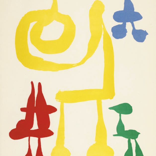 Joan Miró — Тристан Тцара, Парлер Сеул, А. Мейт, Париж, 1948-50 (Мурло 102-75; Крамер букс 17)