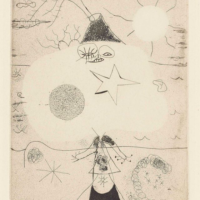 Joan Miró — Женщина и вулкан