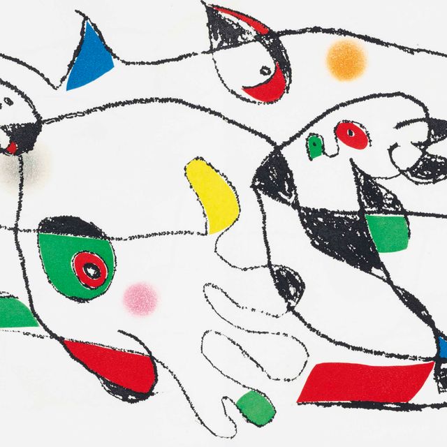 Joan Miró — Жак Превер, "Адонидес", главный редактор, Париж, 1975