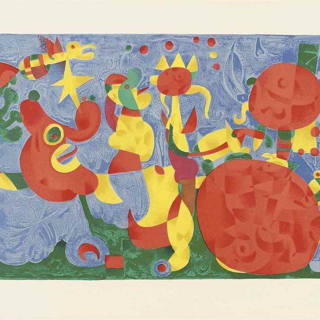 Joan Miró — Один люкс, от: Suites pour Ubu Roi (см. C. books 108)