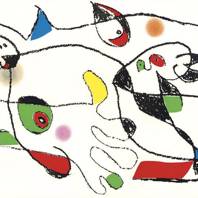 Joan Miró — Жак Превер, "Адонидес", главный редактор, Париж, 1975 (т. 878-925; С. 203)