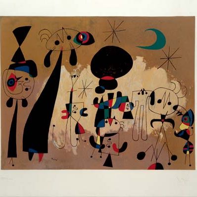 Joan Miró — Женщина, Лунный свет, Этуаль (Мурло, 1726)