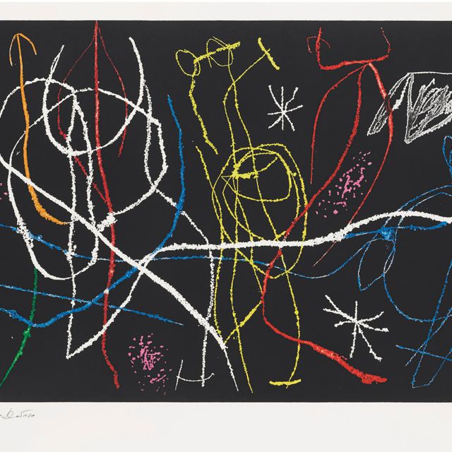 Joan Miró — Приглашение на обед III (номер 482)