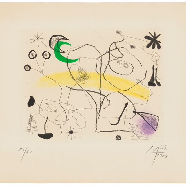 Joan Miró — Сери лИИ: Одна тарелка
