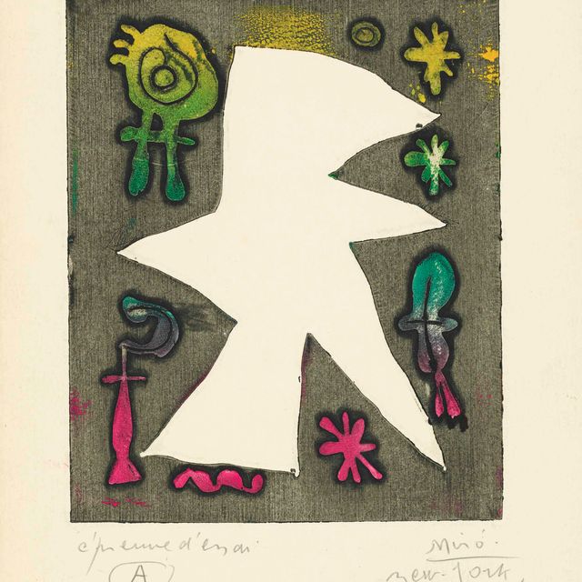 Joan Miró — Без названия, от: L'Antitête