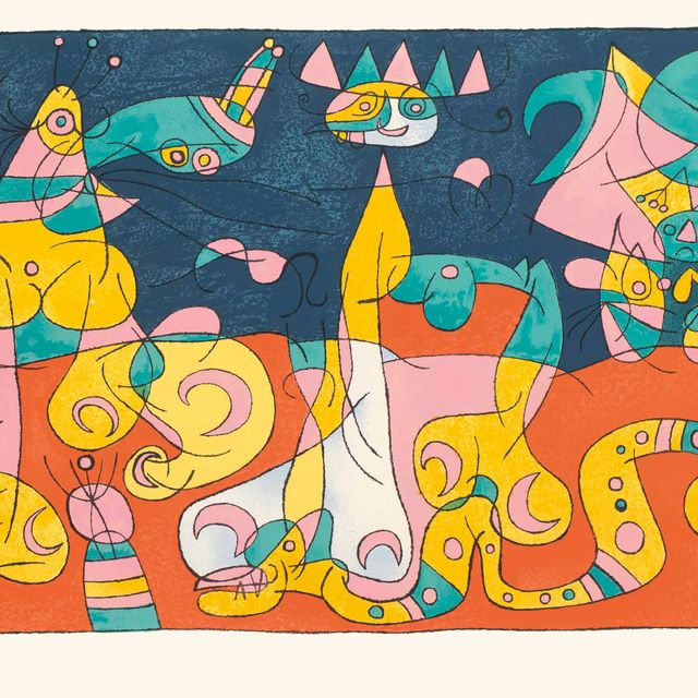 Joan Miró — Тарелка IV, из меню Suites Pour Ubu Roi