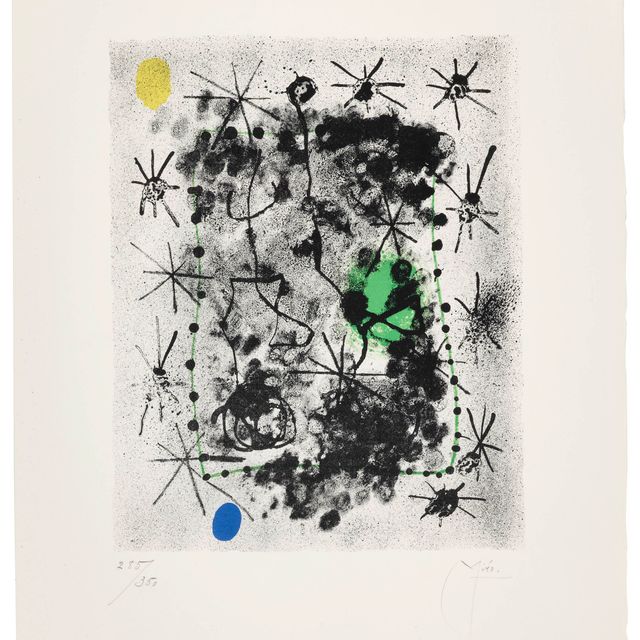 Joan Miró — Созвездия : одна пластина