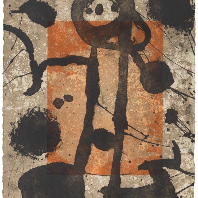 Joan Miró — Рупестрес III (наскальные рисунки III)
