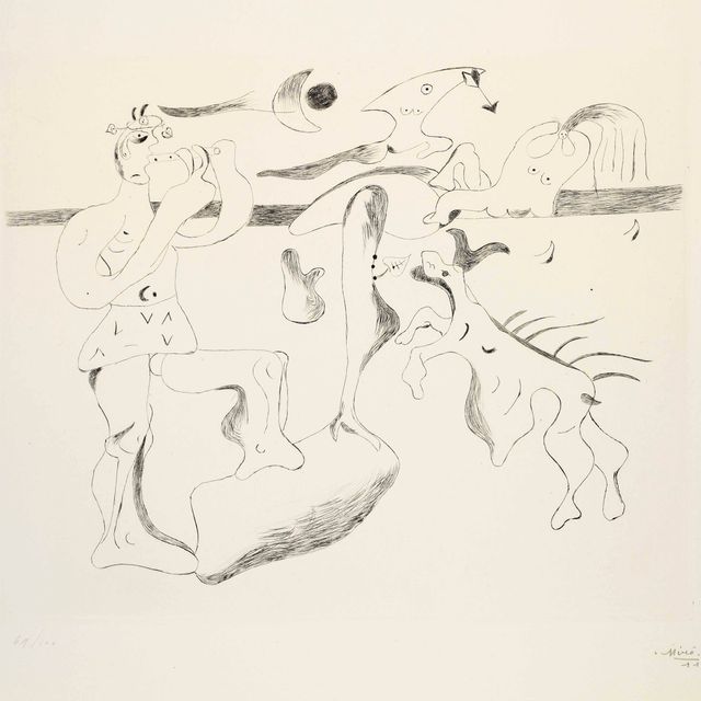 Joan Miró — Дафнис и Хлоя (Дюпен 9)