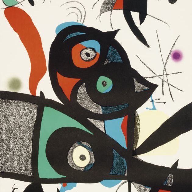 Joan Miró — Ода в честь Жоана Миро : одна пластинка (M. 905; см. C. books 175)