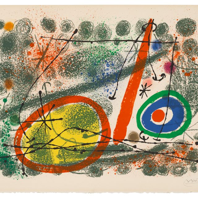 Joan Miró — Одна тарелка из: Кантонов