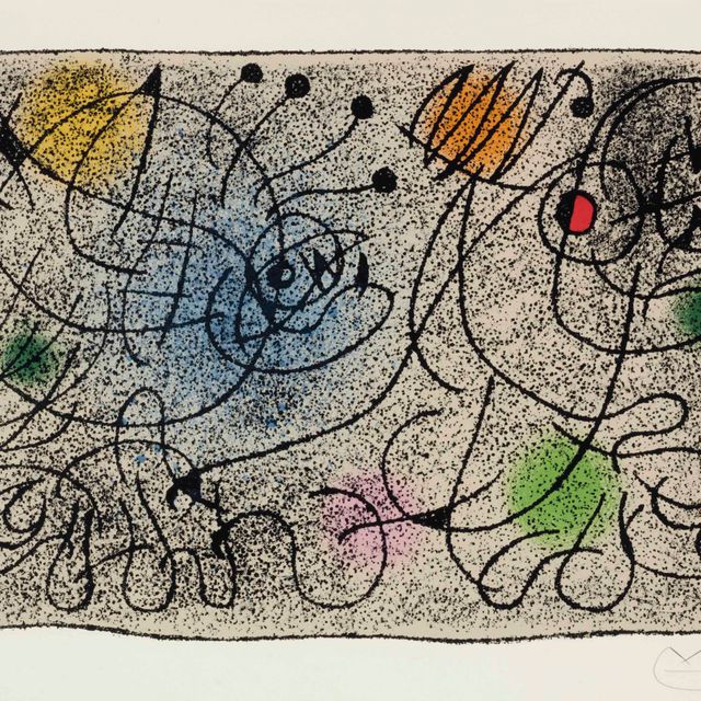 Joan Miró — Полет, Международный комитет спасения, Нью-Йорк, 1971 год