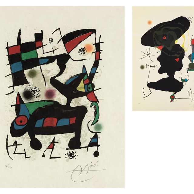 Joan Miró — Фотографии I и V от: Oda a Joan Miro (M. 903, 907; C. books 175)