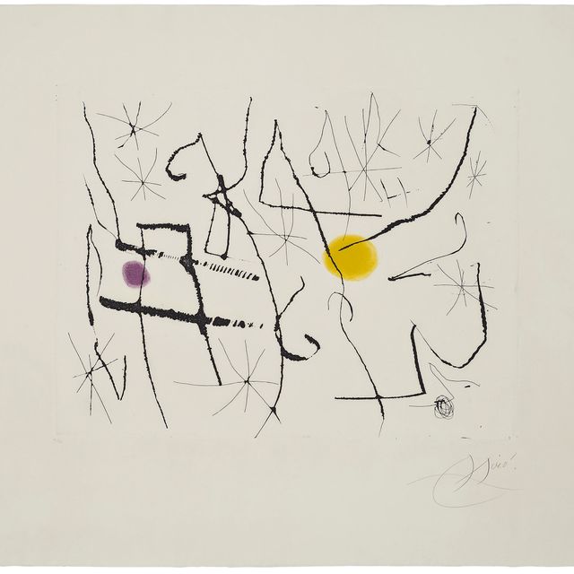 Joan Miró — Кантик-дель-Соль : один отпечаток
