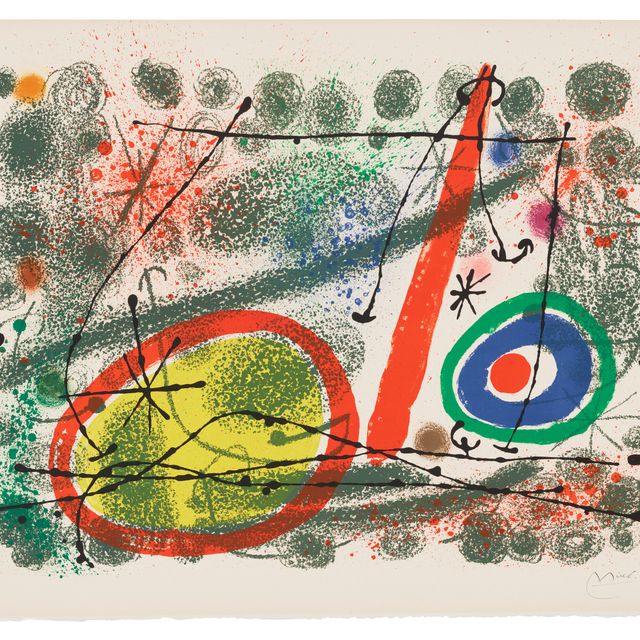 Joan Miró — Картонные коробки: одна тарелка