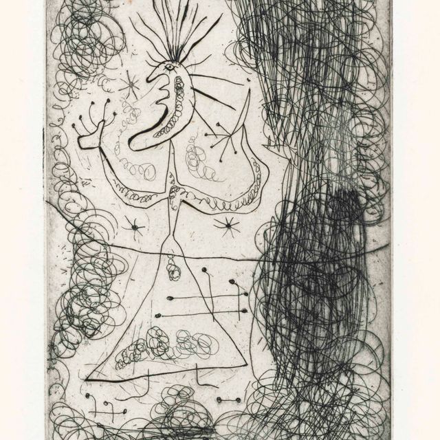 Joan Miró — Без названия, от братства Стивена Спендера