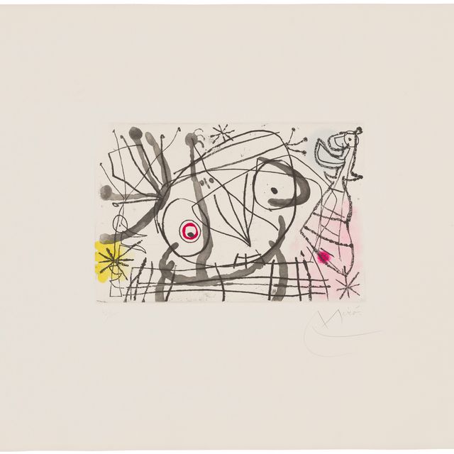 Joan Miró — Трещины: одна пластина