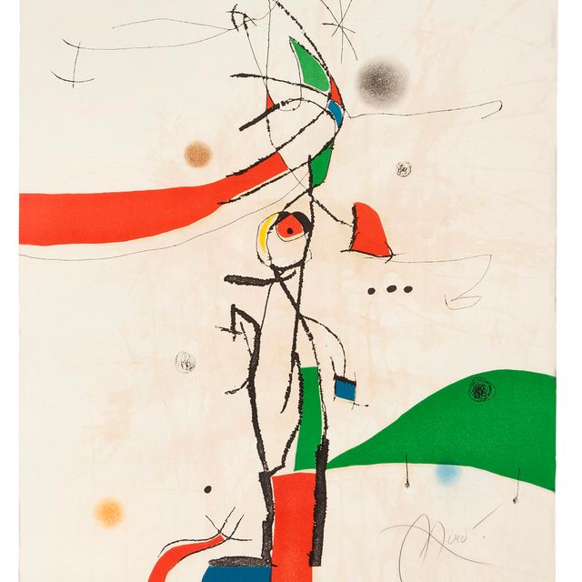 Joan Miró — Полусвет у окна