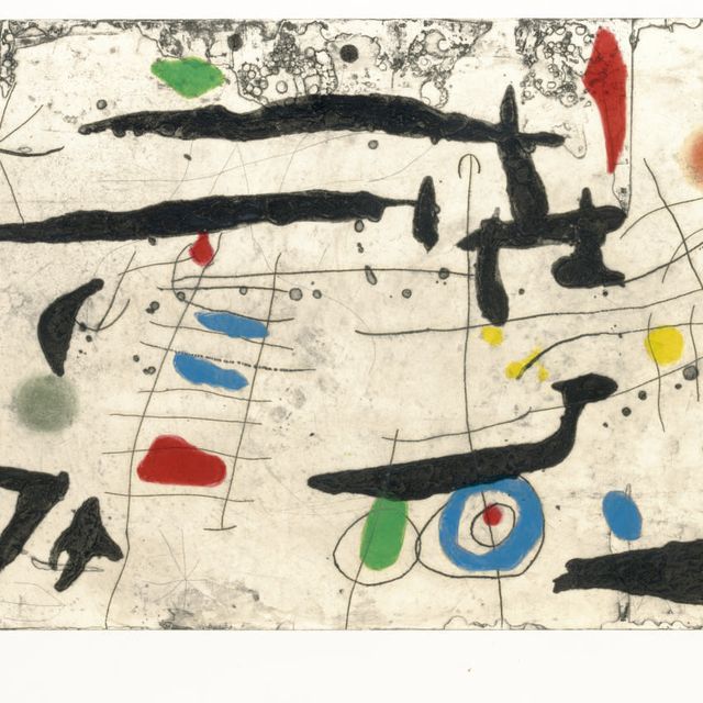 Joan Miró — Трасса на берегу реки II (номер 441)