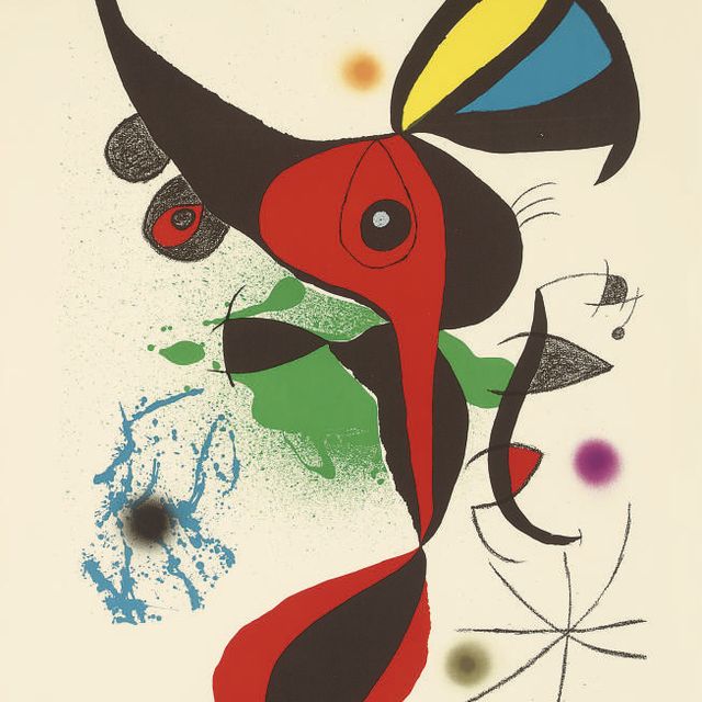 Joan Miró — Ода в честь Жоана Миро : одна пластинка (M. 904; см. C. books 175)