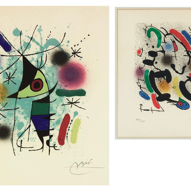 Joan Miró — Фото 13 из литографии Миро I (M. 867; C. books 160)