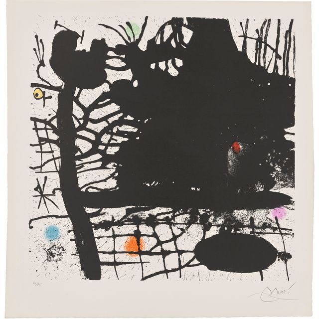 Joan Miró — Ночной тентаклер
