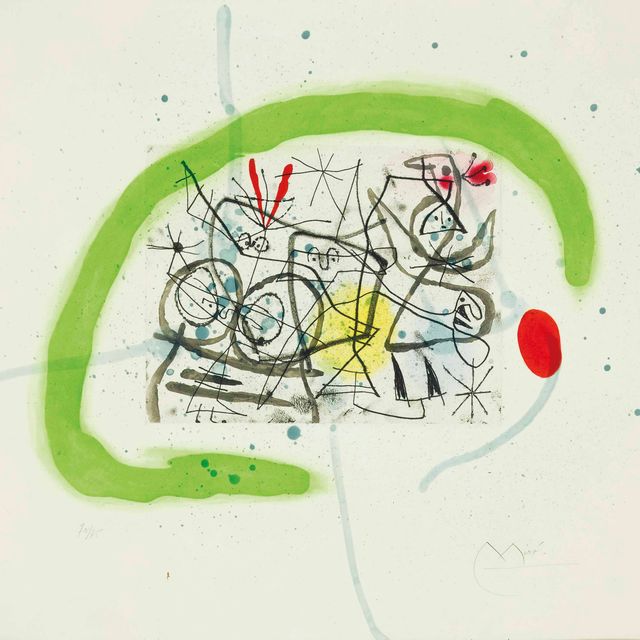 Joan Miró — Подготовительные работы к IV сезону (Dupin 368)