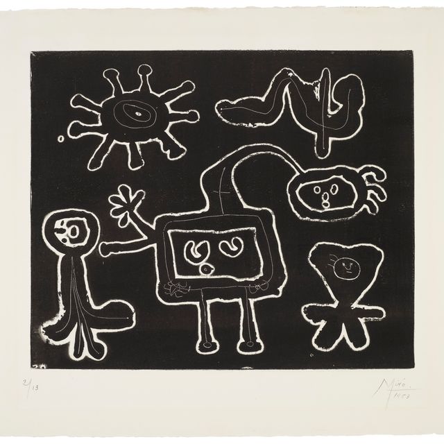 Joan Miró — Сери I: одна тарелка