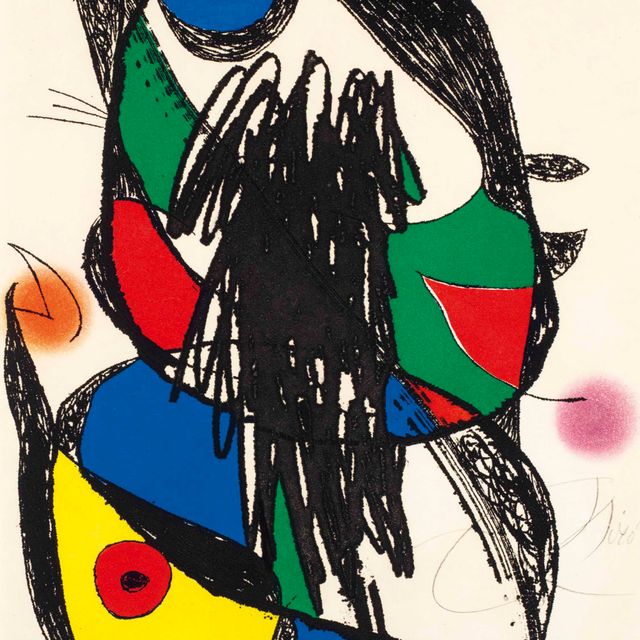 Joan Miró — Египетский пассаж : одна тарелка