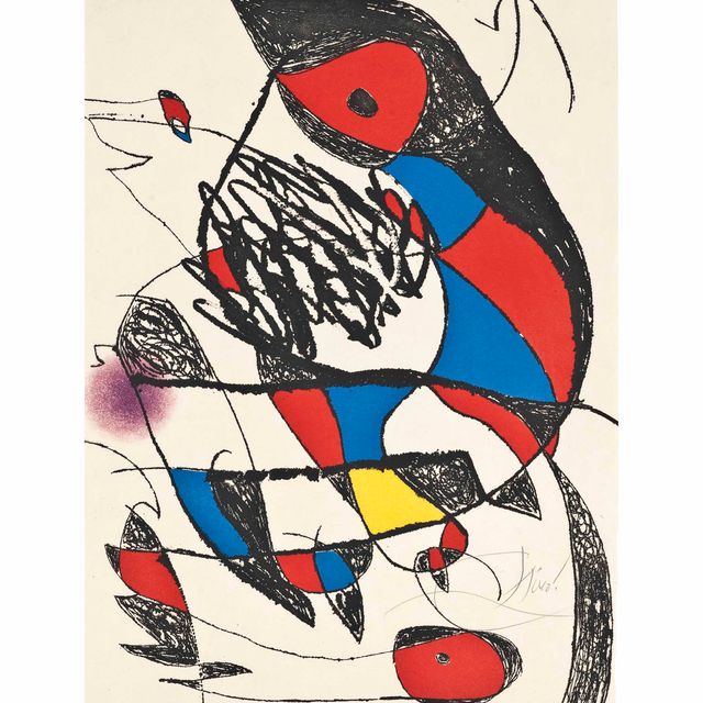 Joan Miró — Одиннадцатая фотография из "Египетского отрывка" (Дюпен, 1192; см. книги Крамера, 257)