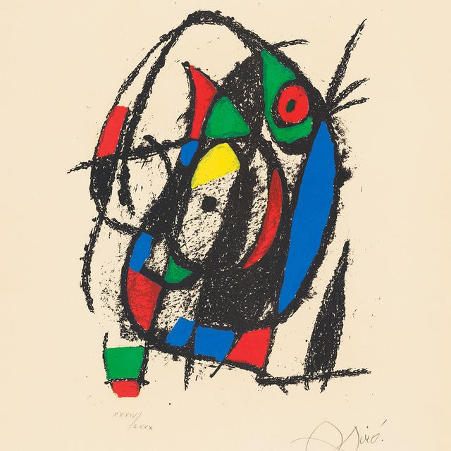 Joan Miró — Фото V, автор: Joan Miró Lithographies II